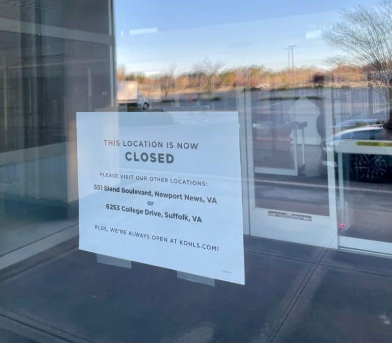 Williamsburg Kohl's permanently closes after nearly two decades in ...